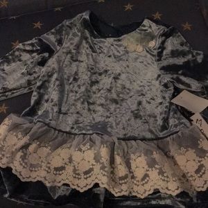 Baby velvet dress